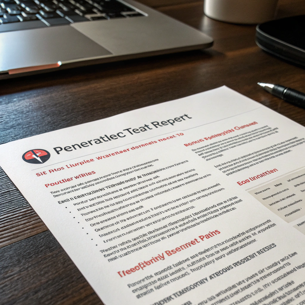 Professional security assessment report document